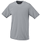 S/S PERFORMANCE T-SHIRT GREY Front Angle Left